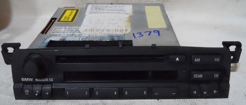 BMW 323i 1999 2000 Factory Stereo Business CD Player OEM Radio 65126909882