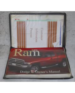 Dodge Ram 2001 Factory Original OEM Owner Manual User Owners Guide Book
