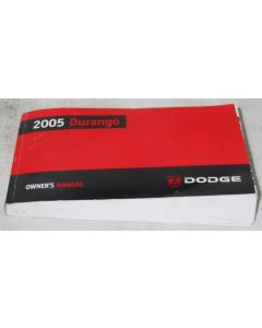 Dodge Durango 2005 Factory Original OEM Owner Manual User Owners Guide Book