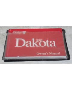 Dodge Dakota 2002 Factory Original OEM Owner Manual User Owners Guide Book