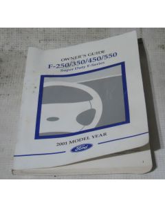 Ford F-250 / 350 / 450 /550 2001 Factory Original OEM Owner Manual User Owners Guide Book