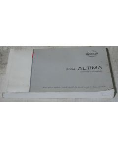 Nissan Altima 2004 Factory Original OEM Owner Manual User Owners Guide Book